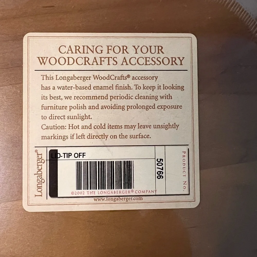Longaberger NEW 2007 Basketball “Tip Off” Woodcraft LID Fits 7” Keeping Basket